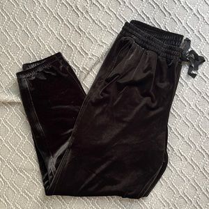 Velvet joggers